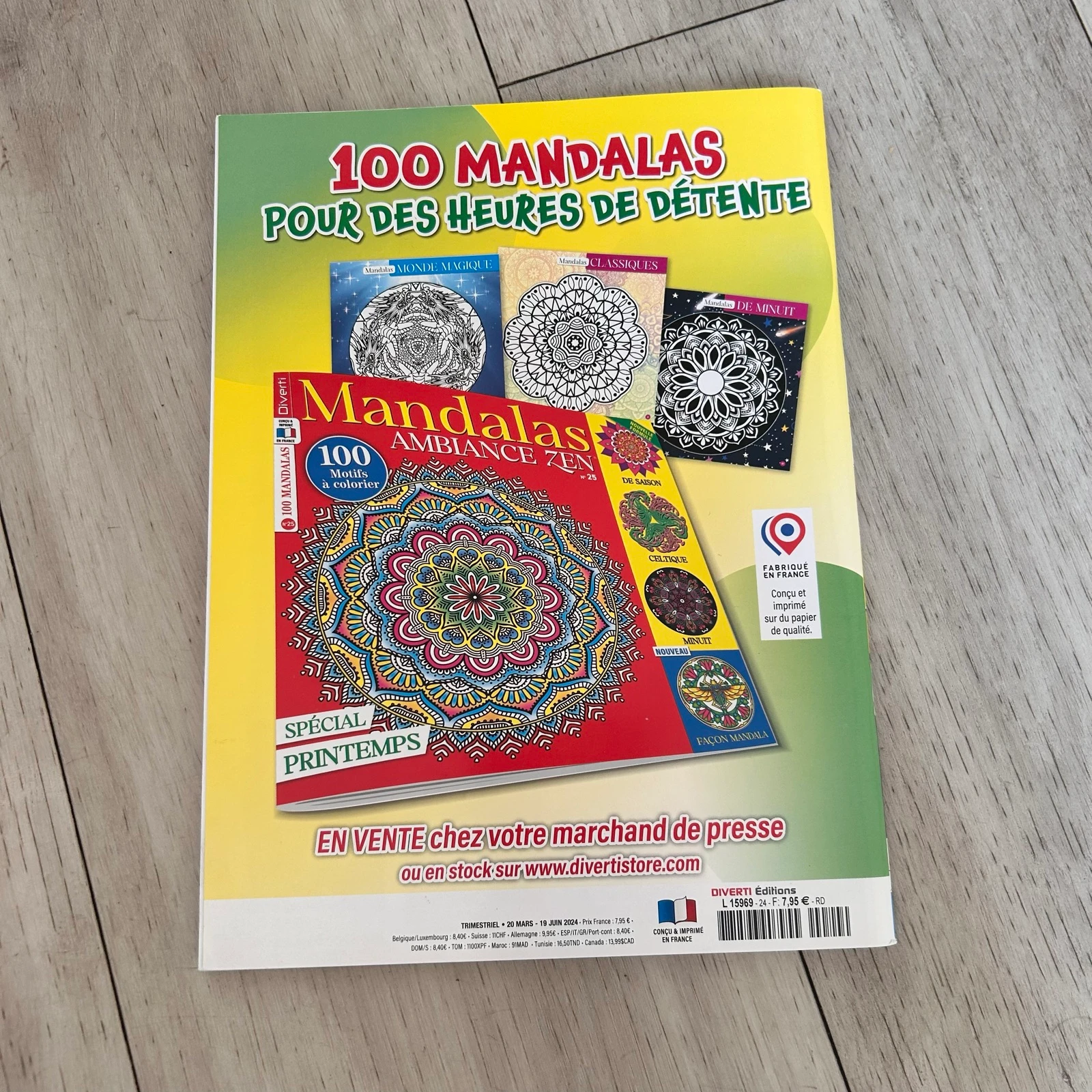 Diverti Coloriage 100% Mystère N°24 – Cores Francesas por Número – photo 2